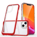 Clear 3in1 Case For Plus Silicone Cover With Frame Red Kryt iPhone 14 Plus