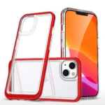 Clear 3in1 Case For Plus Silicone Cover With Frame Red Kryt iPhone 14 Plus