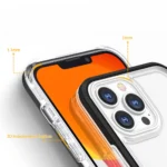 Clear 3in1 Case For Plus Silicone Cover With Frame Red Kryt iPhone 14 Plus