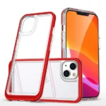 Clear 3in1 Case For Plus Silicone Cover With Frame Red Kryt iPhone 14 Plus