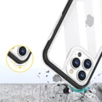 Clear 3in1 Case For Plus Silicone Cover With Frame Red Kryt iPhone 14 Plus
