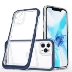 Clear 3in1 Case For Pro Blue Frame Gel Cover Kryt iPhone 11 Pro