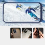 Clear 3in1 Case For Pro Max Blue Frame Gel Cover Kryt iPhone 11 Pro Max