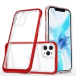 Clear 3in1 Case For Pro Max Frame Cover Gel Red Kryt iPhone 11 Pro Max
