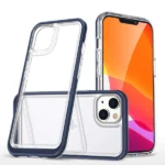 Clear 3in1 Case For Silicone Cover With Frame Blue Kryt iPhone 14