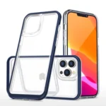 Clear 3in1 Case For Silicone Cover With Frame Blue Kryt iPhone 14 Pro Max