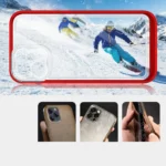 Clear 3In1 Frame Gel Red Kryt iPhone 12