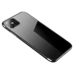 Clear Color Case Gel TPU Electroplating Frame Black Kryt iPhone 13 Pro