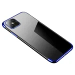 Clear Color Case Gel Tpu Electroplating Frame Cover For Blue Kryt iPhone 13 Pro