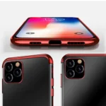 Clear Color Case Gel Tpu Electroplating Frame Cover For Blue Kryt iPhone 13 Pro