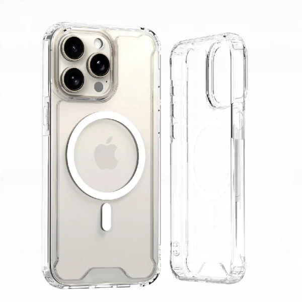 Clear Corner Case MagSafe Transparent Kryt iPhone 16 Pro