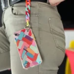 Color Chain Case Gel Flexible Elastic Case Cover With A Chain Pendant For Multicolour (3) Kryt iPhone 13 Mini