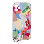 Color Chain Case Gel Flexible Elastic Case Cover With A Chain Pendant For Multicolour (4) Kryt iPhone 13 Pro