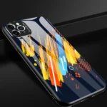 Color Glass Case Durable Cover With Tempered Glass Back And Camera Cover Pro Max Pattern 1 iPhone 11 Pro Max