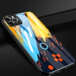 Color Glass Case Durable Cover With Tempered Glass Back And Camera Cover Pro Max Pattern 2 iPhone 11 Pro Max