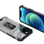 Crystal Ring Case Kickstand Tough Rugged Cover For Black Kryt iPhone 12 Mini