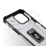 Crystal Ring Case Kickstand Tough Rugged Cover For Black Kryt iPhone 12 Pro Max