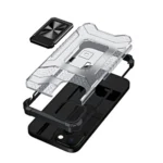 Crystal Ring Case Kickstand Tough Rugged Cover For Black Kryt iPhone 13