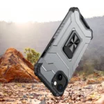 Crystal Ring Case Kickstand Tough Rugged Cover For Black Kryt iPhone 13