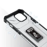 Crystal Ring Case Kickstand Tough Rugged Cover For Black Kryt iPhone 13