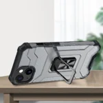 Crystal Ring Case Kickstand Tough Rugged Cover For Black Kryt iPhone 13 Mini