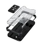 Crystal Ring Case Kickstand Tough Rugged Cover For Black Kryt iPhone 13 Mini