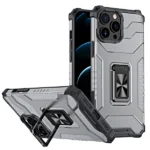 Crystal Ring Case Kickstand Tough Rugged Cover For Black Kryt iPhone 13 Pro