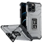 Crystal Ring Case Kickstand Tough Rugged Cover For Black Kryt iPhone 13 Pro Max
