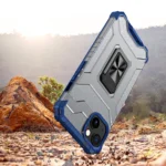 Crystal Ring Case Kickstand Tough Rugged Cover For Blue Kryt iPhone 12 Mini