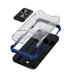 Crystal Ring Case Kickstand Tough Rugged Cover For Blue Kryt iPhone 12 Mini