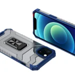 Crystal Ring Case Kickstand Tough Rugged Cover For Blue Kryt iPhone 12 Mini