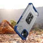 Crystal Ring Case Kickstand Tough Rugged Cover For Blue Kryt iPhone 12 Mini
