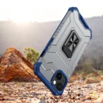 Crystal Ring Case Kickstand Tough Rugged Cover For Blue Kryt iPhone 13 Mini