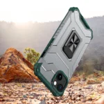 Crystal Ring Case Kickstand Tough Rugged Cover For Green Kryt iPhone 12 Mini