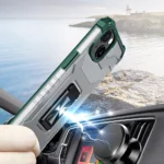 Crystal Ring Case Kickstand Tough Rugged Cover For Green Kryt iPhone 13