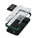 Crystal Ring Case Kickstand Tough Rugged Cover For Green Kryt iPhone 13