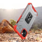 Crystal Ring Case Kickstand Tough Rugged Cover For Red Kryt iPhone 12 Mini