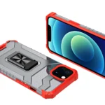 Crystal Ring Case Kickstand Tough Rugged Cover For Red Kryt iPhone 12 Mini