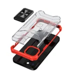 Crystal Ring Case Kickstand Tough Rugged Cover For Red Kryt iPhone 13 Mini