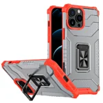 Crystal Ring Case Kickstand Tough Rugged Cover For Red Kryt iPhone 13 Pro