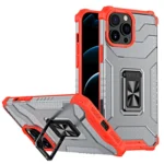 Crystal Ring Case Kickstand Tough Rugged Cover For Red Kryt iPhone 13 Pro Max