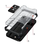 Crystal Ring Case Kickstand Tough Rugged Cover For Red Kryt iPhone 13 Pro Max