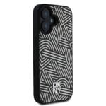 DKNY PU Leather Crosswalk Pattern MagSafe Ivory Kryt iPhone 16