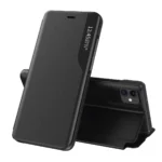 Eco Leather View Case Elegant Bookcase Type Case With Kickstand For Black Kryt iPhone 13 Pro