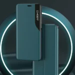 Eco Leather View Case Elegant Bookcase Type Case With Kickstand For Black Kryt iPhone 13 Pro Max