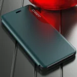 Eco Leather View Case Elegant Bookcase Type Case With Kickstand For Black Kryt iPhone 13 Pro Max