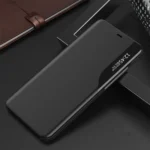 Eco Leather View Case Elegant Bookcase Type Case With Kickstand For Black Kryt iPhone 13 Pro Max