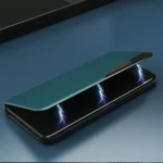 Eco Leather View Case Elegant Bookcase Type Case With Kickstand For Purple Kryt iPhone 13
