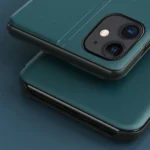 Eco Leather View Case Elegant Bookcase Type Case With Kickstand For Purple Kryt iPhone 13 Pro Max