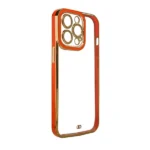 Fashion Case For Gold Frame Gel Cover Red Kryt iPhone 12 Pro Max